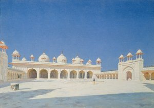 Moti Masjid, Agra, 1874-76 - Vasili Vasilievich Vereshchagin